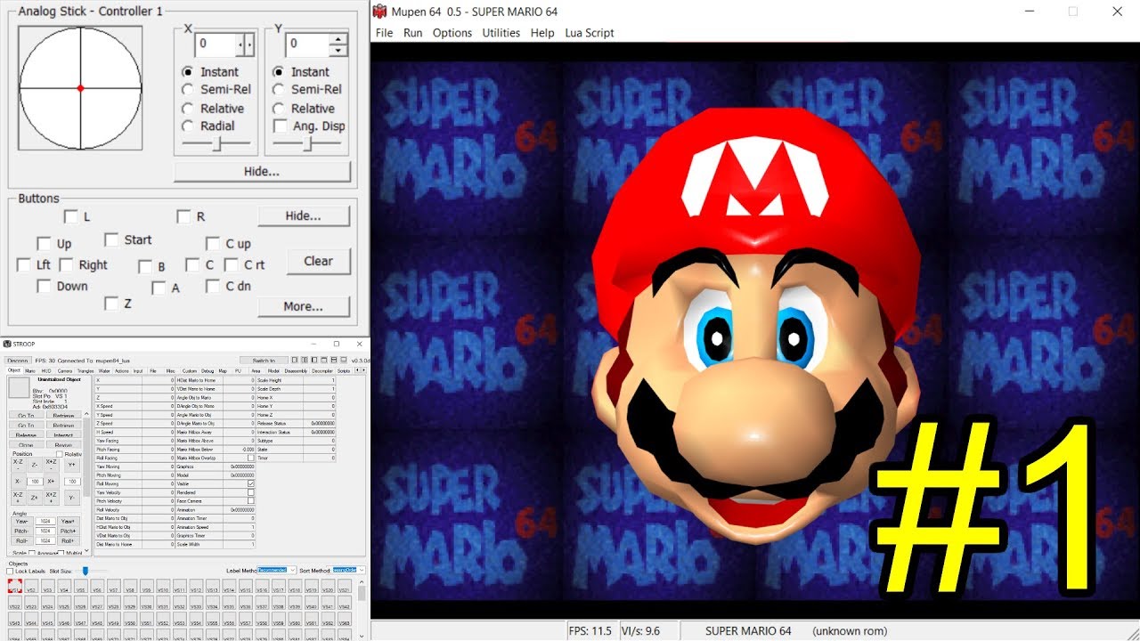[Tutorial] How To TAS Super Mario 64, Part 1: Setting up Mupen