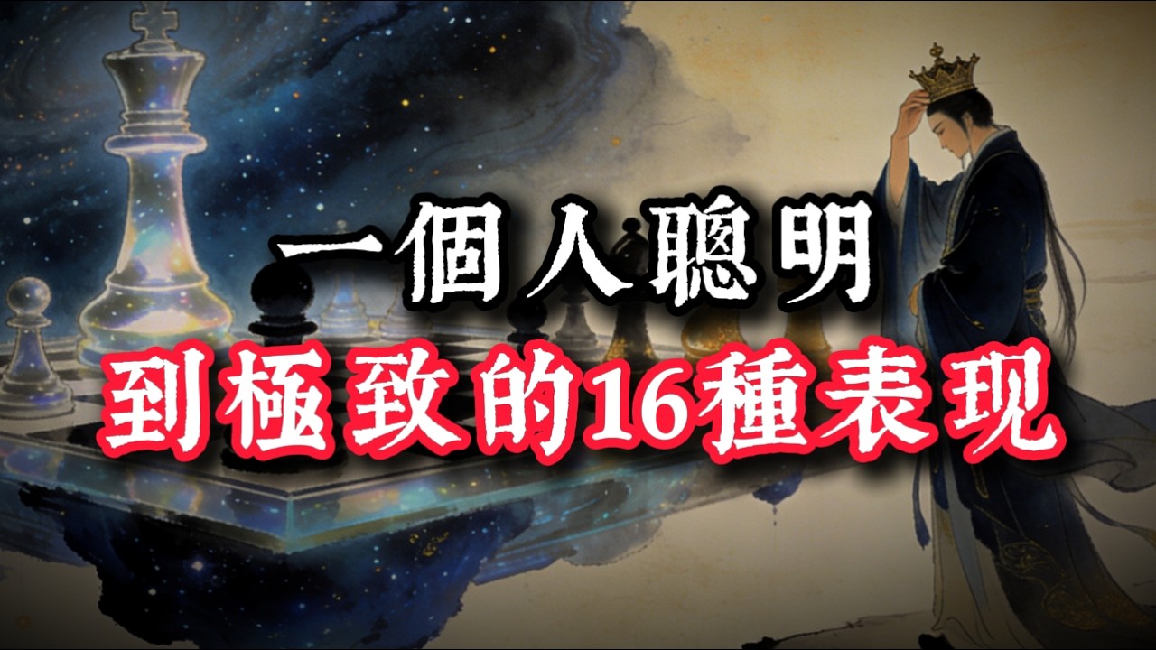 如果你具備這16個特徵，恭喜你，你的認知層次已經超過了99%的人！#处世智慧 #人生感悟 #认知 #情感 #自我成长 #事业 #人情世故 #谋略智慧