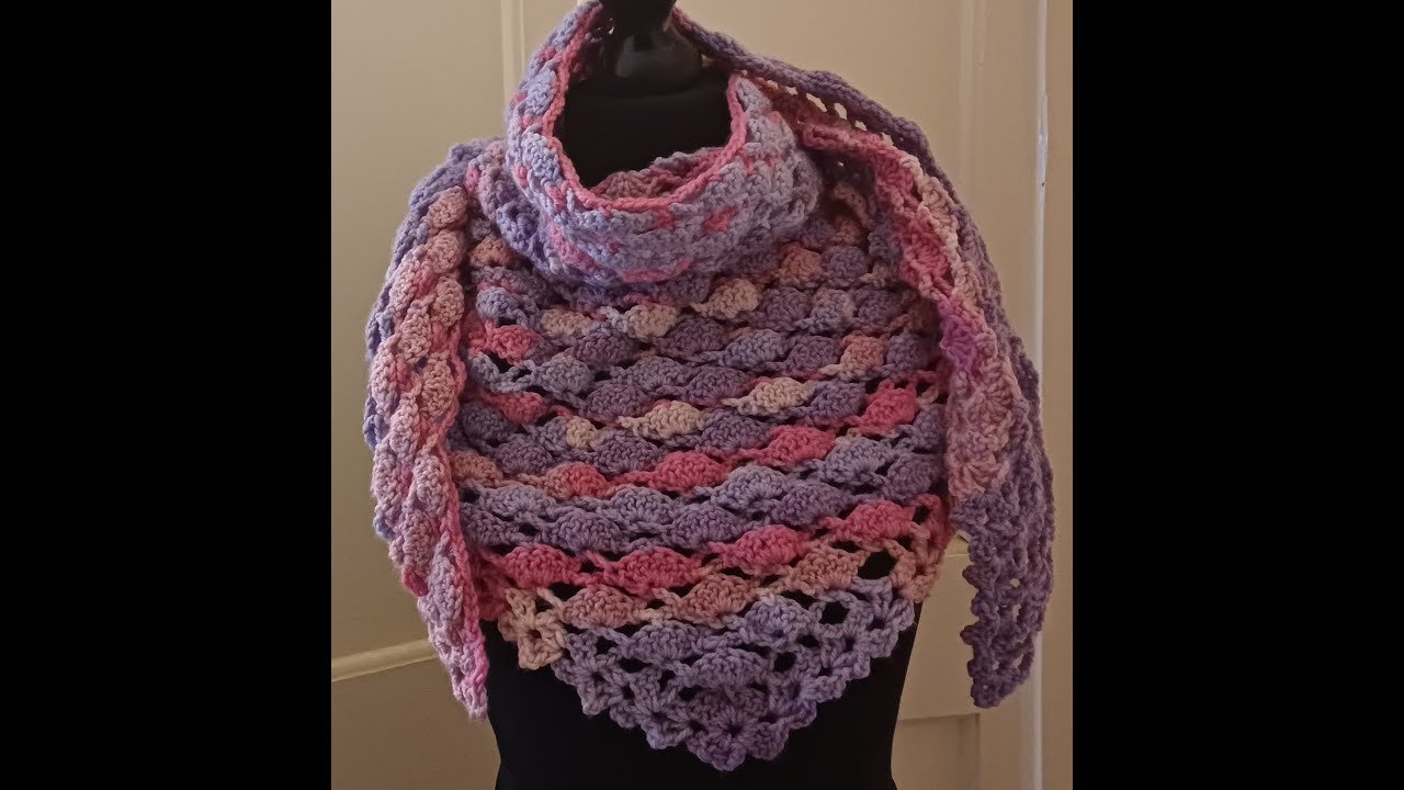 Series 3. Part 2. We learn double crochet making a mini scarf.