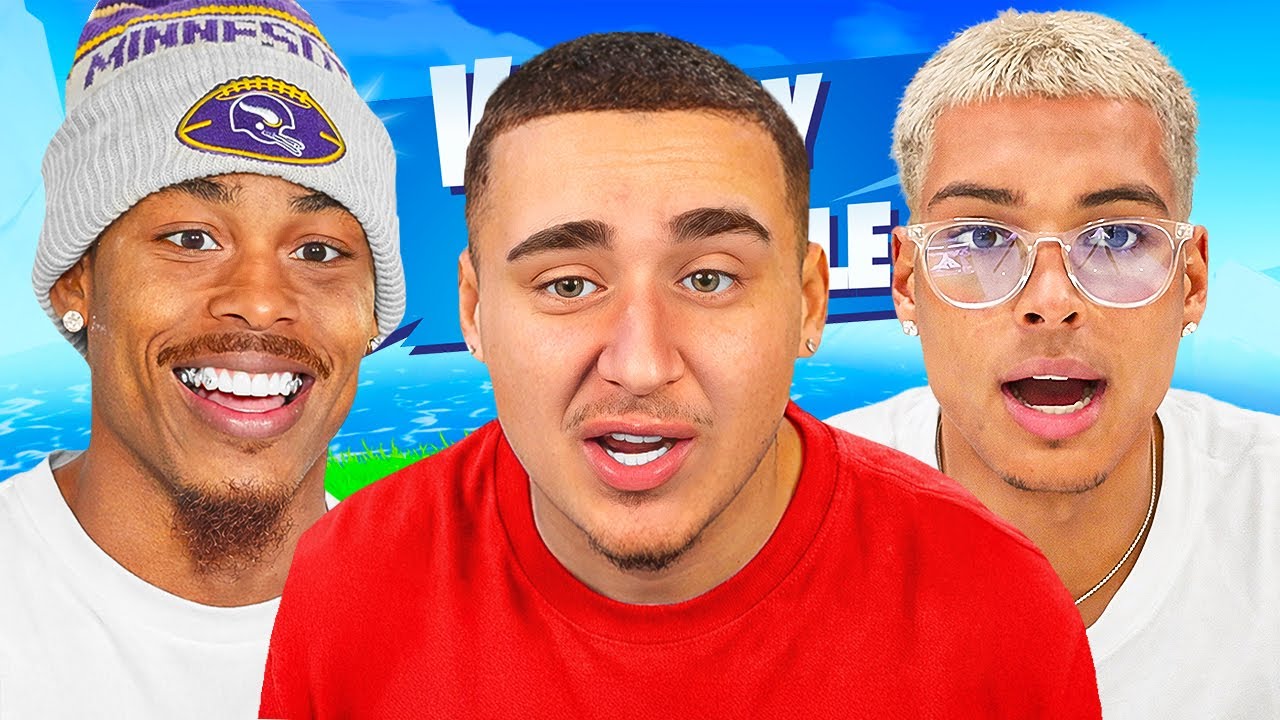 Lacy, Marlon & Justin Jefferson Play Fortnite!