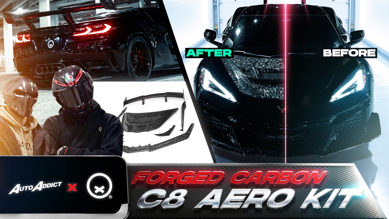 @QuietRacing x @AutoAddictUSA | Обзор проекта | Аэродинамический обвес из кованого карбона для Co...