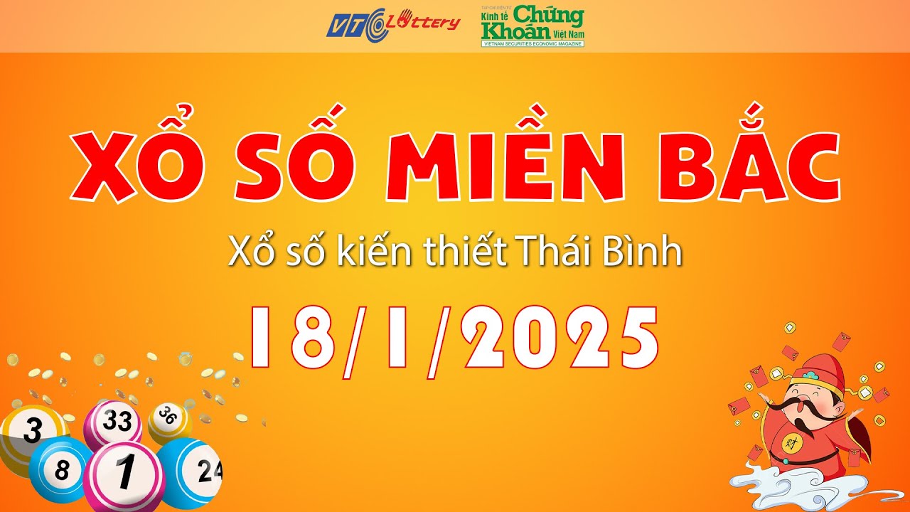 🔴TRỰC TIẾP: Xổ số miền Bắc hôm nay ngày 18/1/2026 | TCKT