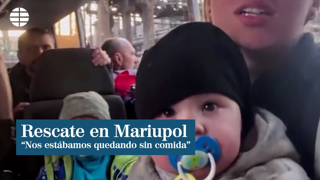 Rescatados de la última resistencia de Mariupol: 