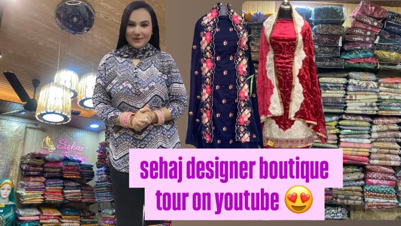 Youtube par pehli baar sehaj designer boutique ka tour || Aur full day ki masti chai coffee ke sath😇