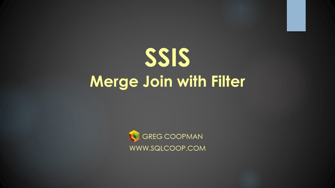 SSIS Data Flow - Merge Join with Filter Condition - Hands On Easy Demo!