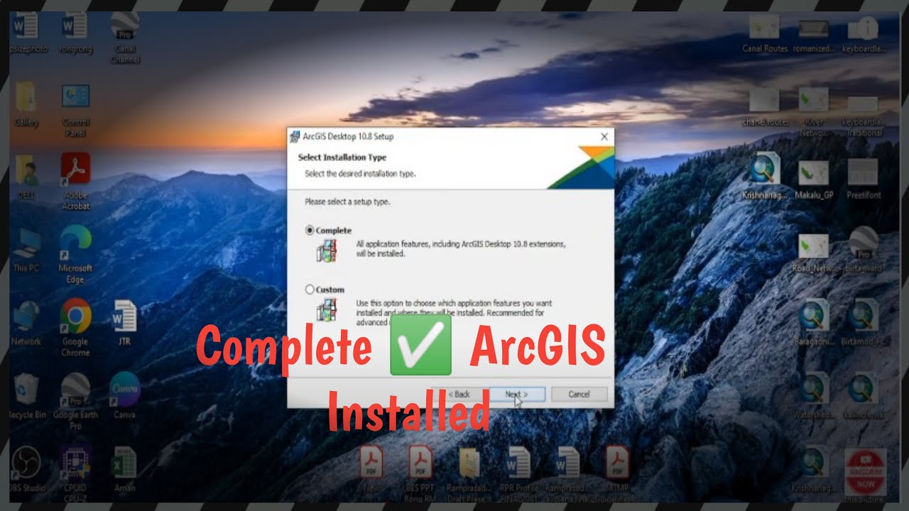 How to Install ArcGIS 10.8.2 / GIS Install गर्ने तरिका।