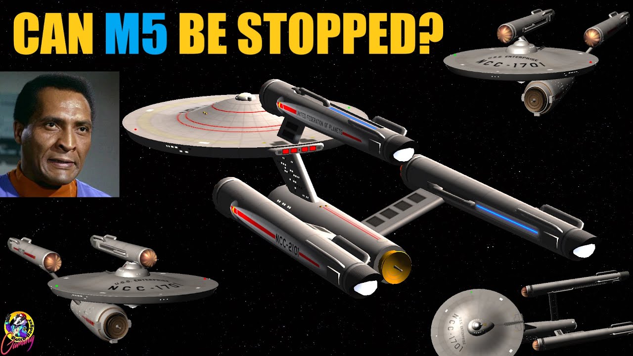 Federation Class VS M5 Computer - Both Ways - Star Trek Starship Battles