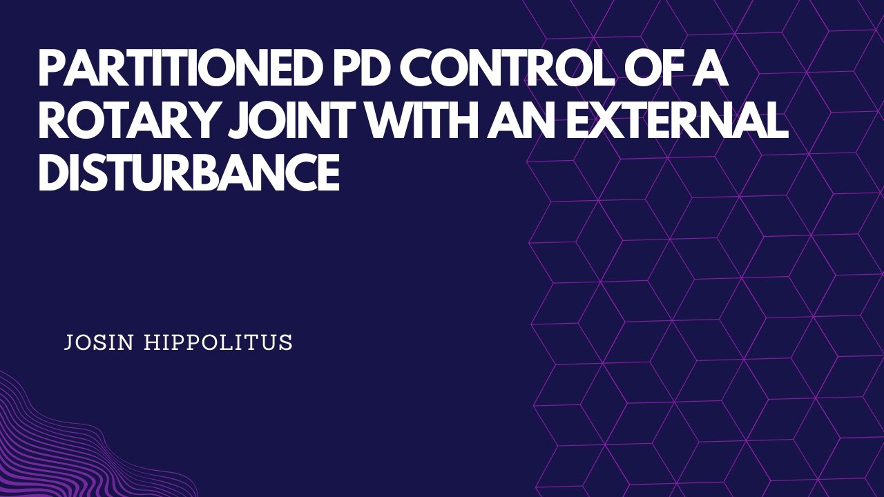 Partitioned PD Control with External Disturbance