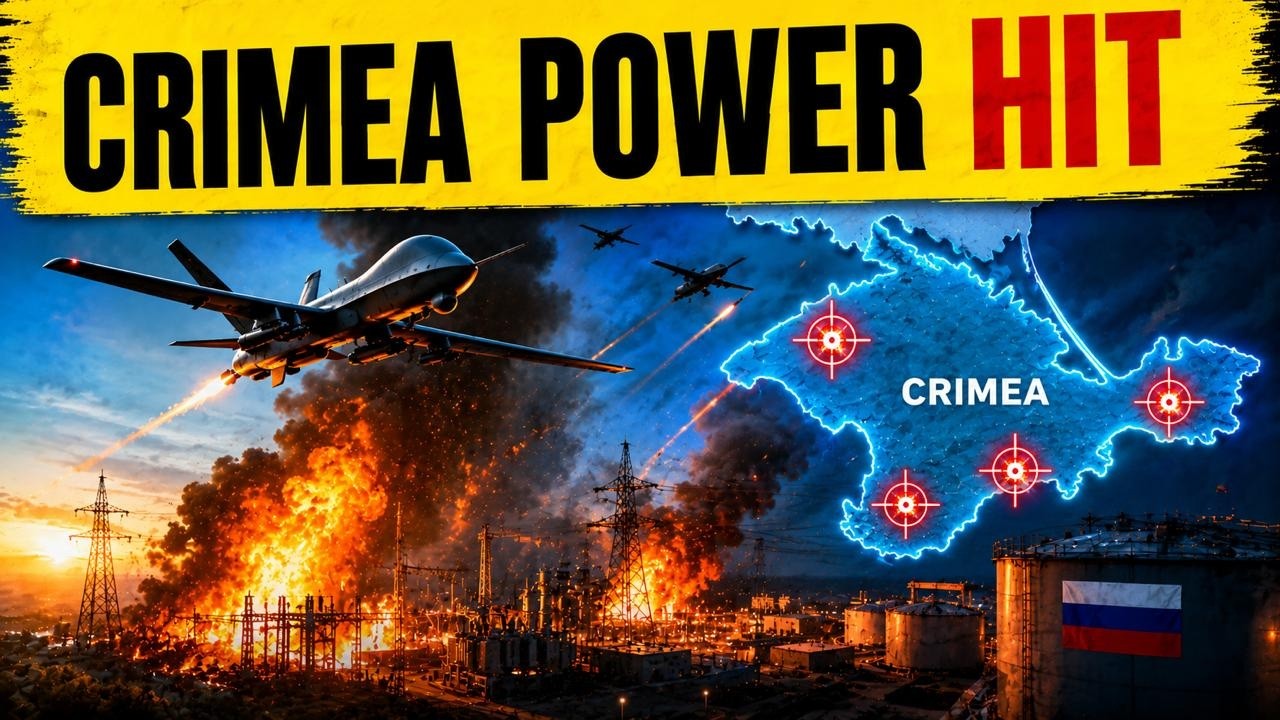 Crimea&rsquo;s power grid, energy facilities, Russian air defense systems are struck in overnight attack