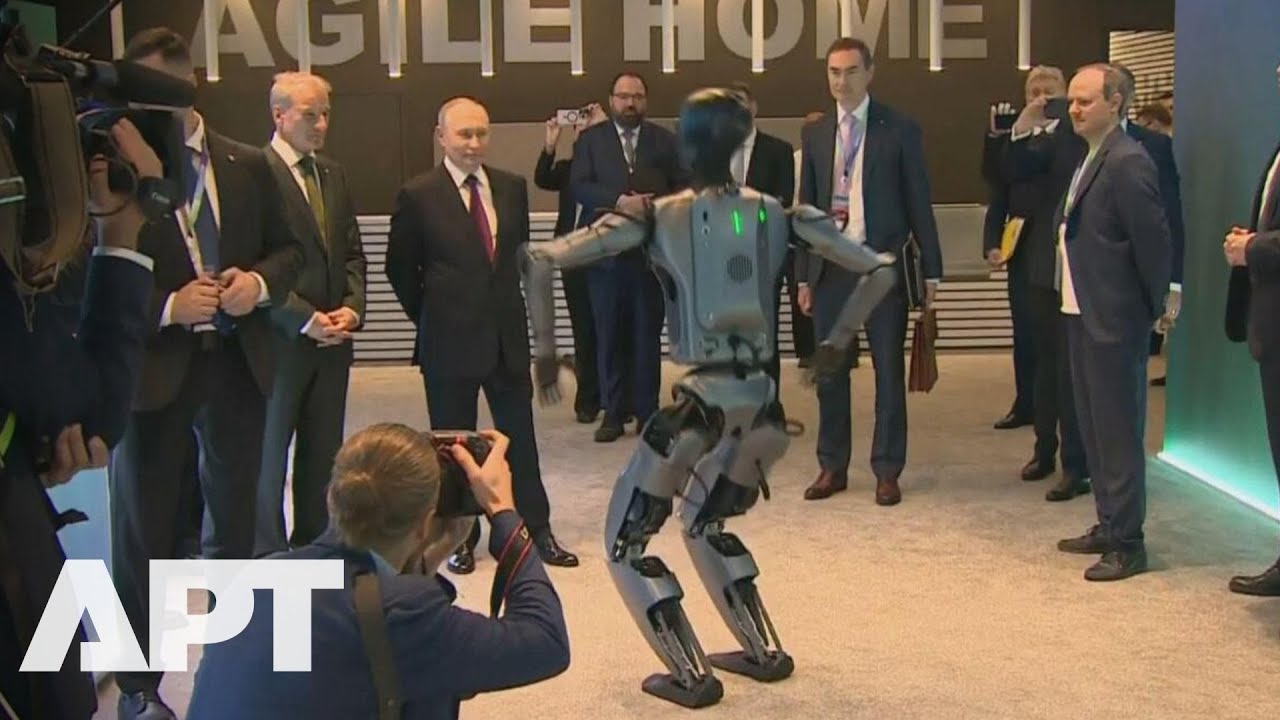 Russia&rsquo;s New Humanoid Robot Dances For Putin And Asks Permission To Leave  | APT