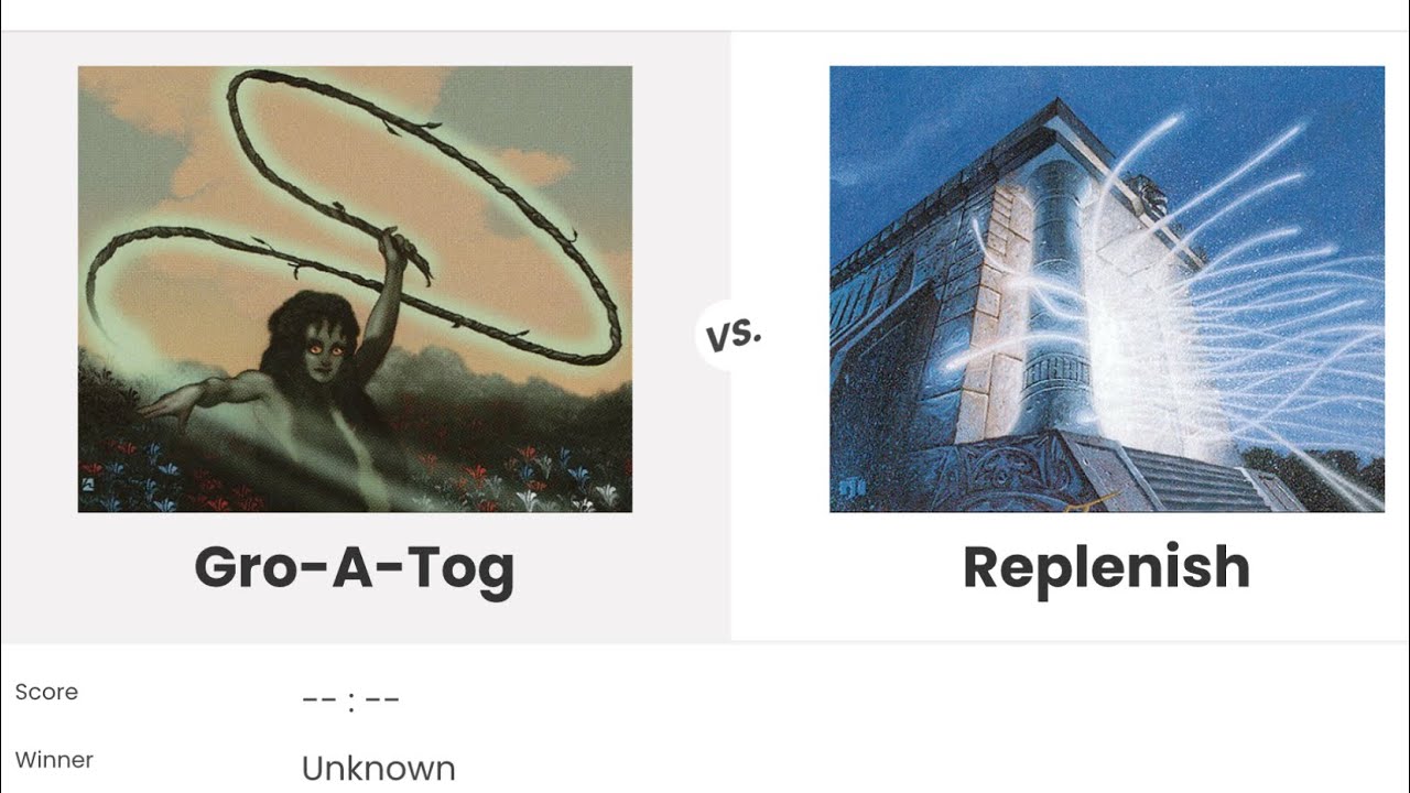 2024 Premodern Super Gauntlet Top 8: Gro-A-Tog vs Replenish