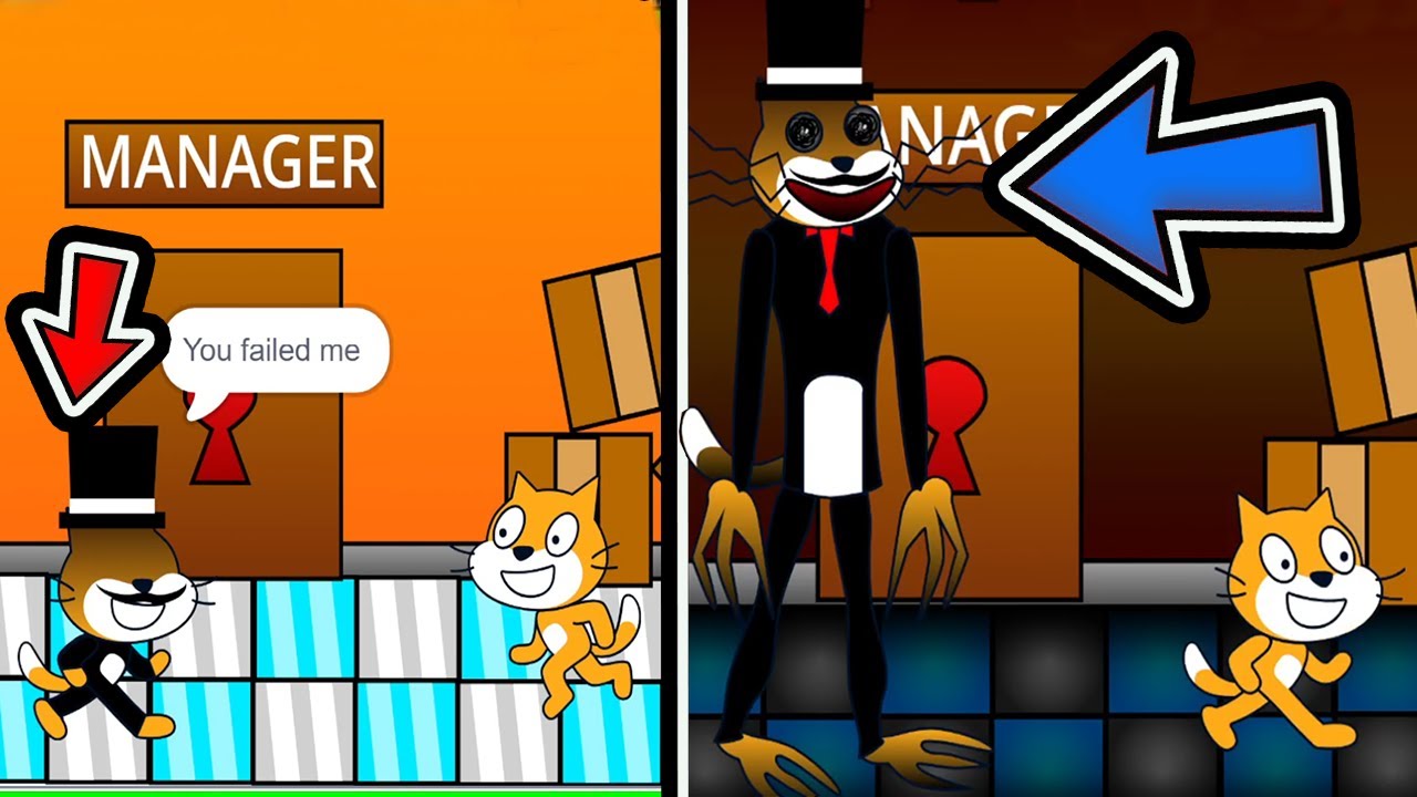 I Played This Super Market Horror Game On Scratch...