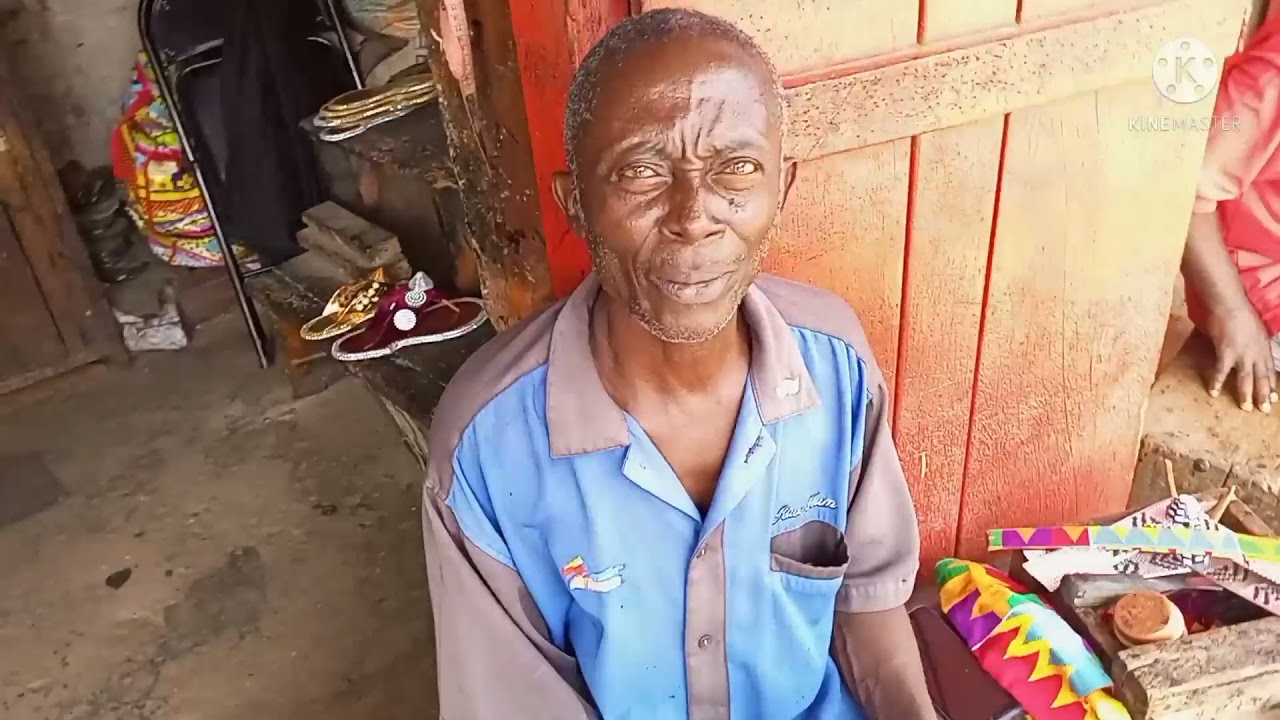 Made in Ghana traditional slippers.