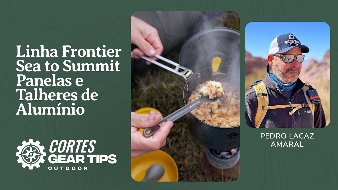 Panelas e talheres de alumínio - Linha Frontier Sea to Summit