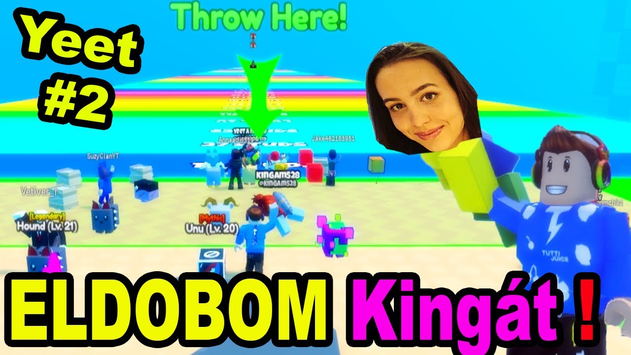 ELHAJÍTOM a BARÁTNŐM 😂 | Yeet a friend 2. rész Roblox