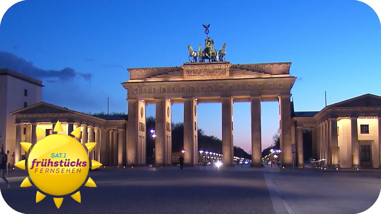Sperrstunde in Berlin: Die Straßen sind leer | SAT.1 Frühstücksfernsehen