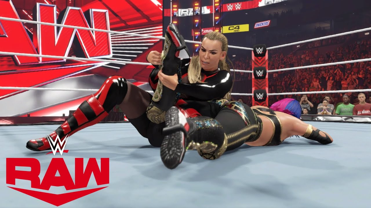 WWE 2K23 RAW UNIVERSAL WOMEN'S CHAMPIONSHIP REMATCH NATALYA VS ASUKA