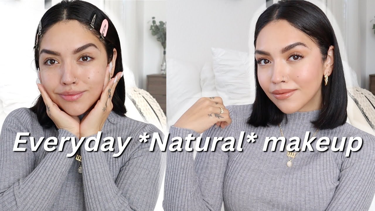 EVERYDAY MAKEUP ROUTINE *natural & dewy skin* ft. milk makeup, Charlotte Tilbury & more!