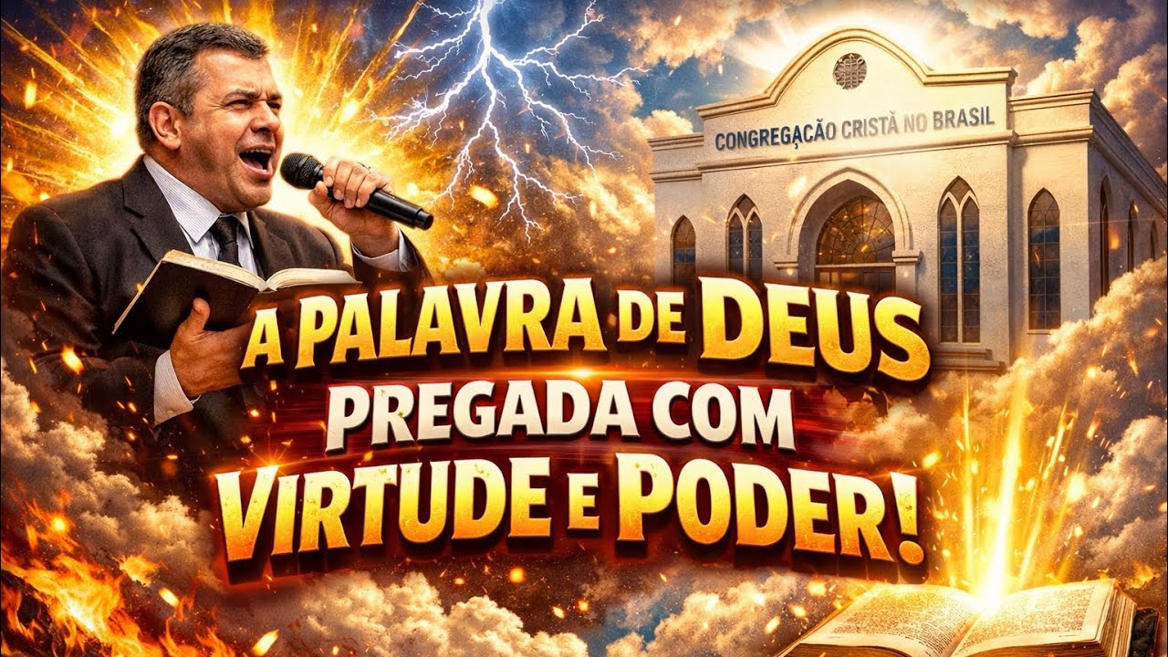 🙏 Palavra de Deus com Poder | Congregação no Brasil 🇧🇷🔥