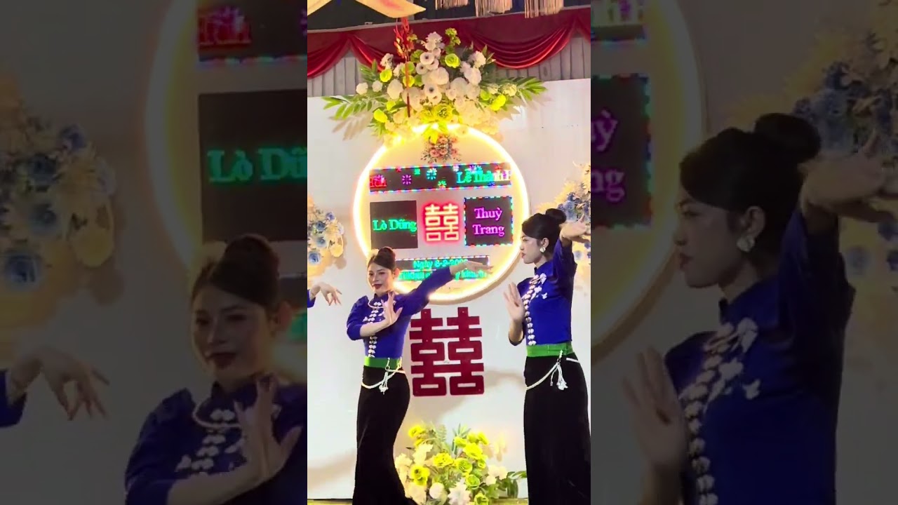 Múa Cheri cheri lady đội múa khăn piêu