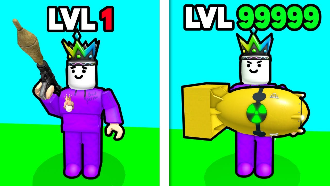I UPGRADED My Weapon Into A NUKE On Roblox