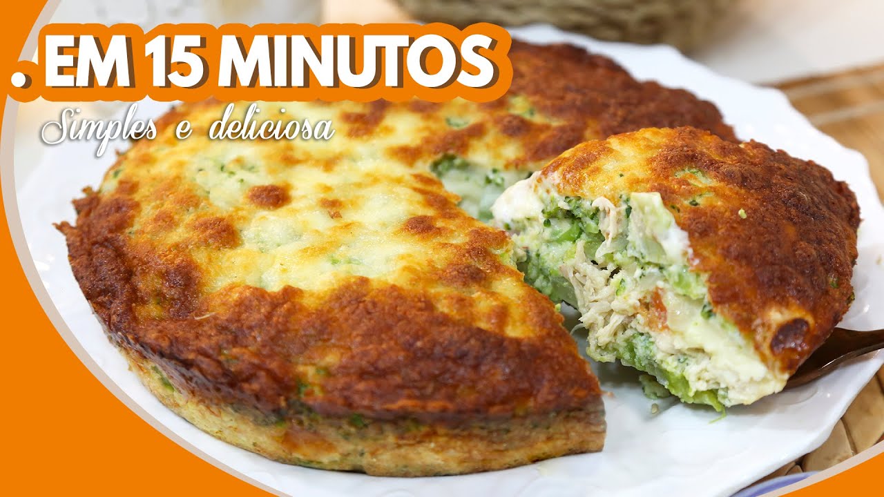 PRONTO EM 15 MINUTOS! Jantar low carb receita simples e deliciosa