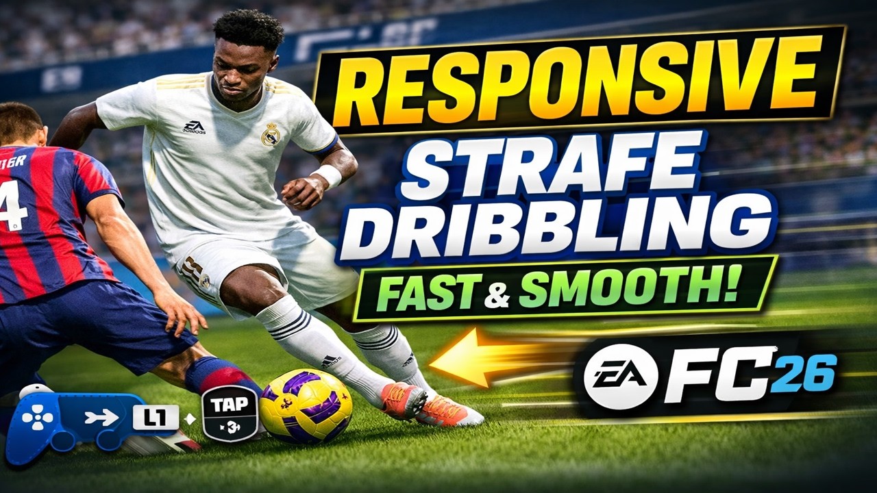 Как добиться более отзывчивого дриблинга с боковым движением в EAFC 26