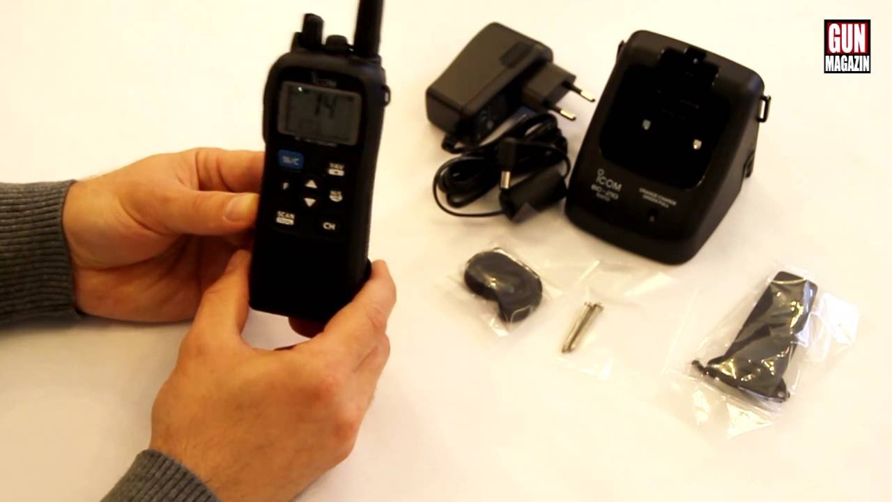 ICOM IC-M73 EURO Plus - VHF Marine Transceiver unboxing