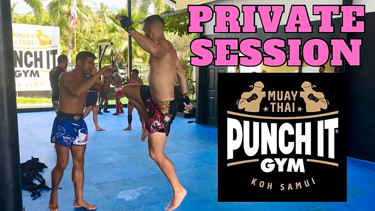 Private Muay Thai Training at Punch It Gym in Koh Samui Thailand