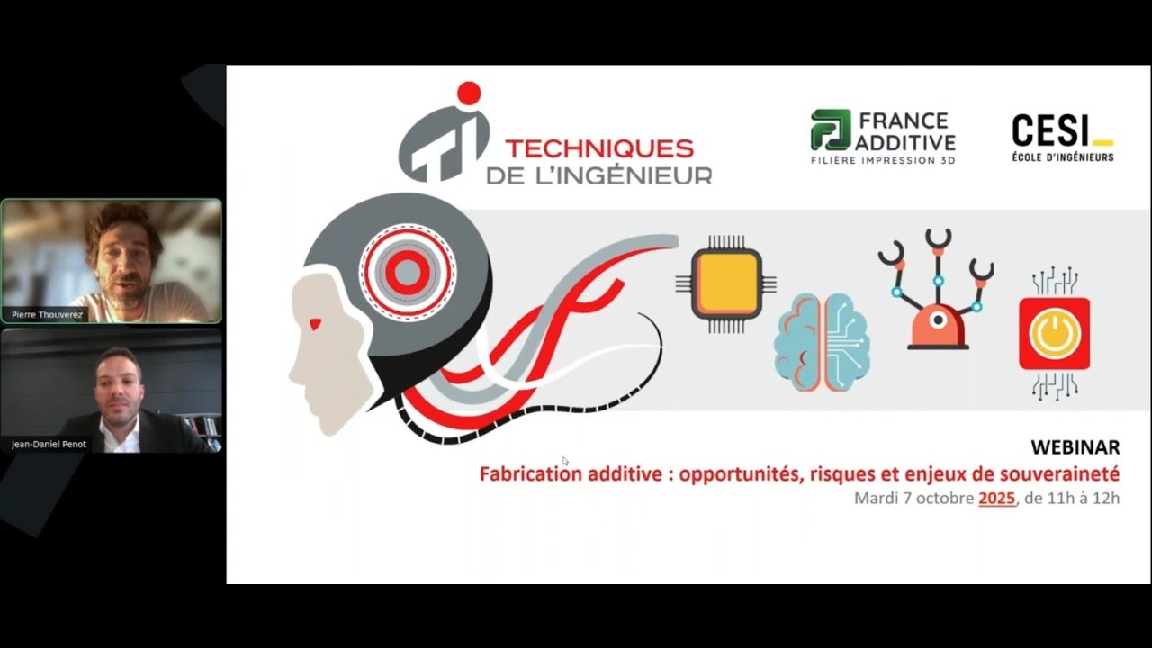 Fabrication additive : opportunités, risques et enjeux de souveraineté