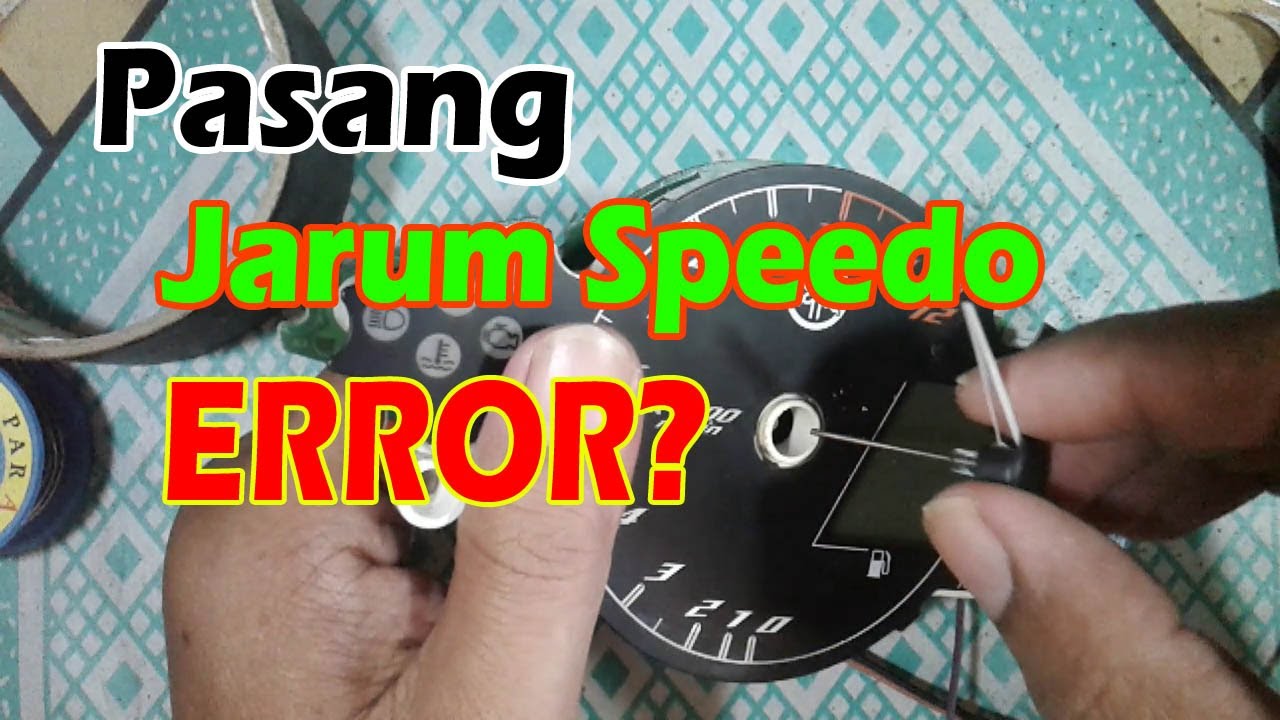 Pasang Jarum Error Speedometer