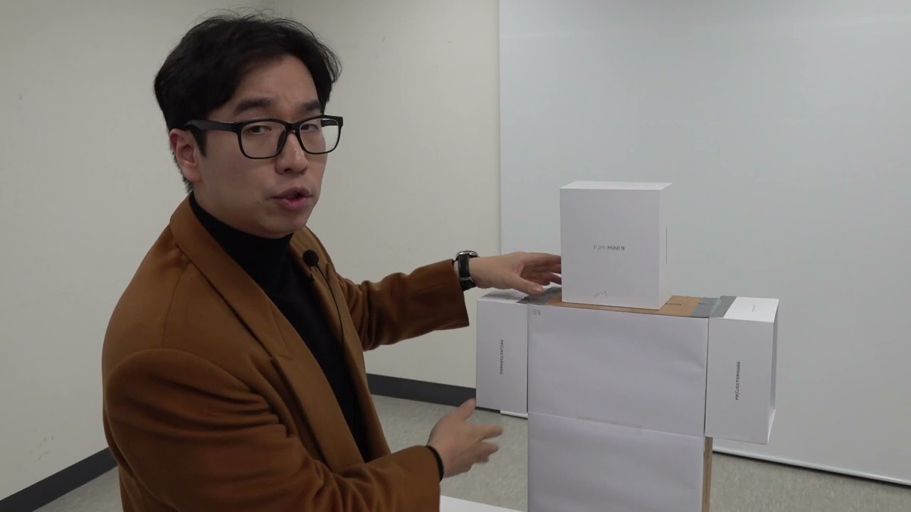 미디어아트 프로젝션 맵핑 설명 영상