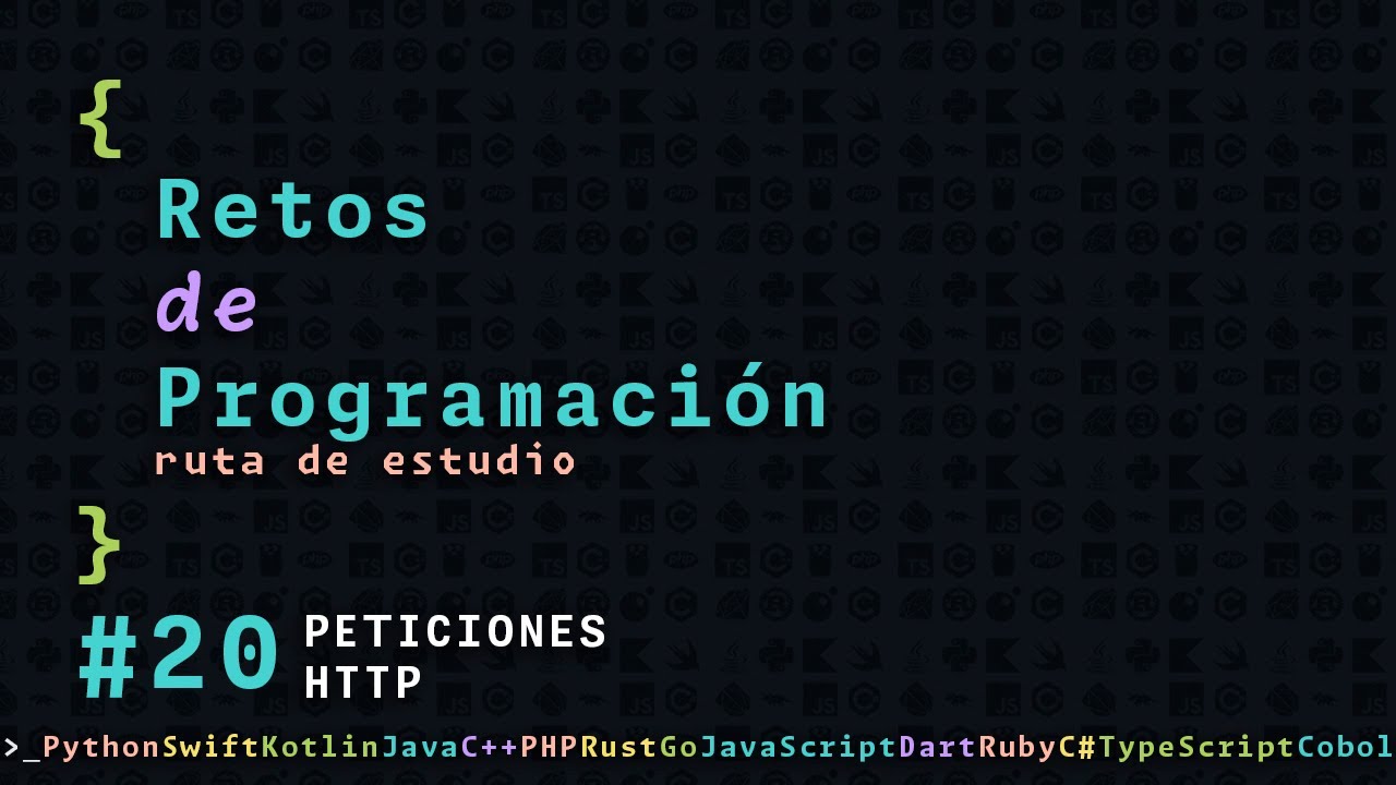 Ruta de estudio programación | 20 - PETICIONES HTTP