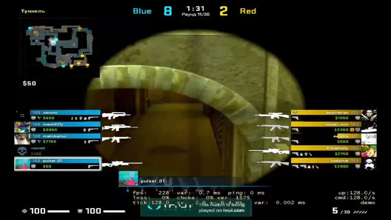 Убил двух зайцев одним выстрелом CS:GO (INUI)