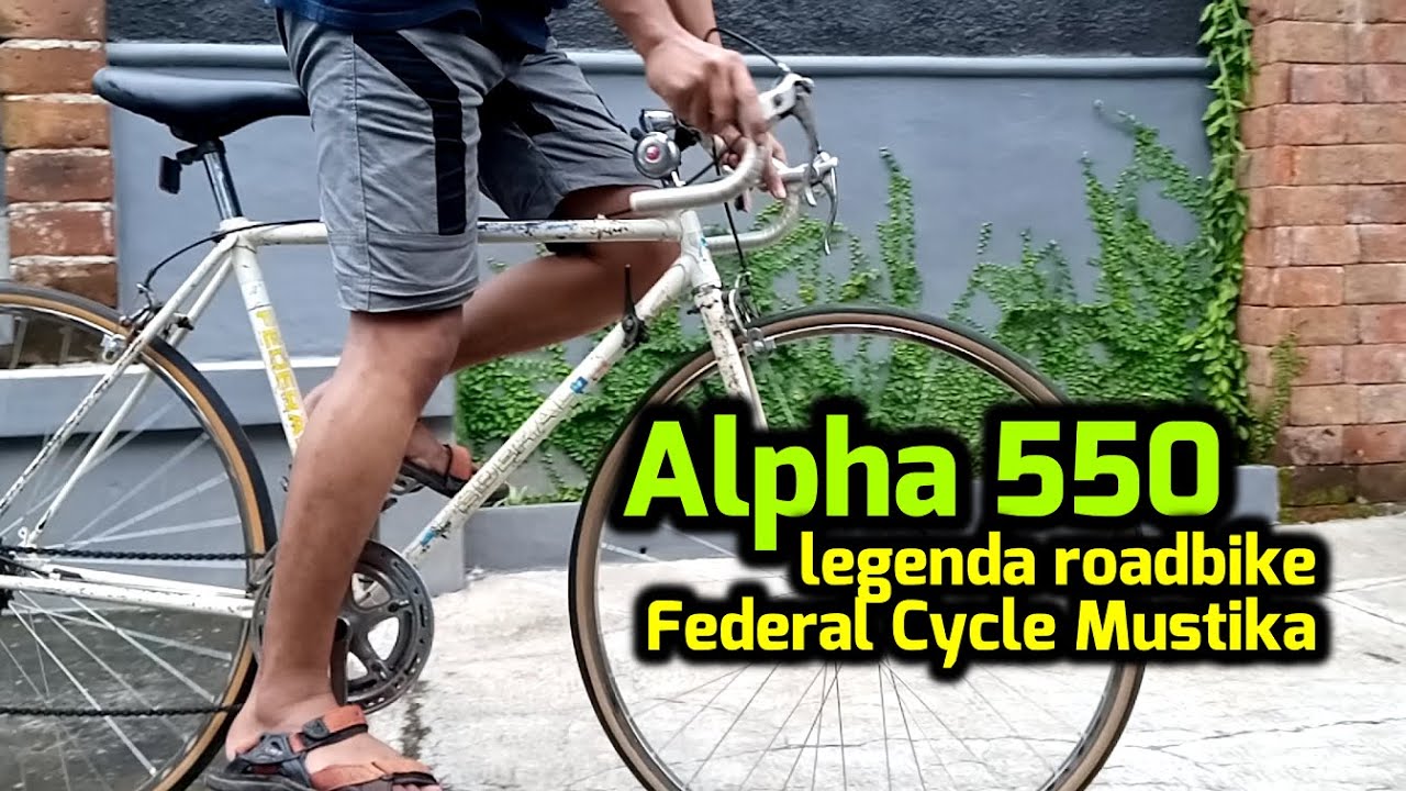 REVIEW : Roadbike Jadul ALPHA 550 - Sepeda Balap Jadul nya FEDERAL