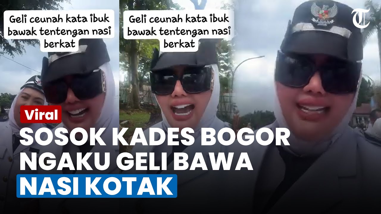 SOSOK KADES BOGOR NGAKU GELI BAWA NASI KOTAK dari Acara Pelantikan Bupati Rudy Susmanto-Jaro Ade