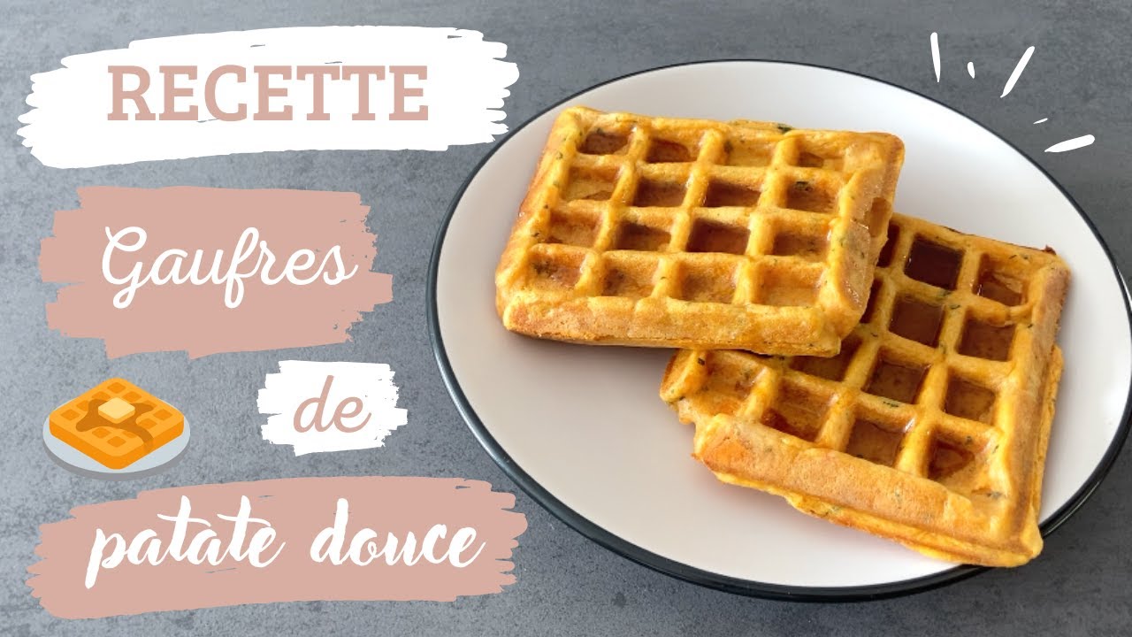 RECETTE | Gaufres de patate douce