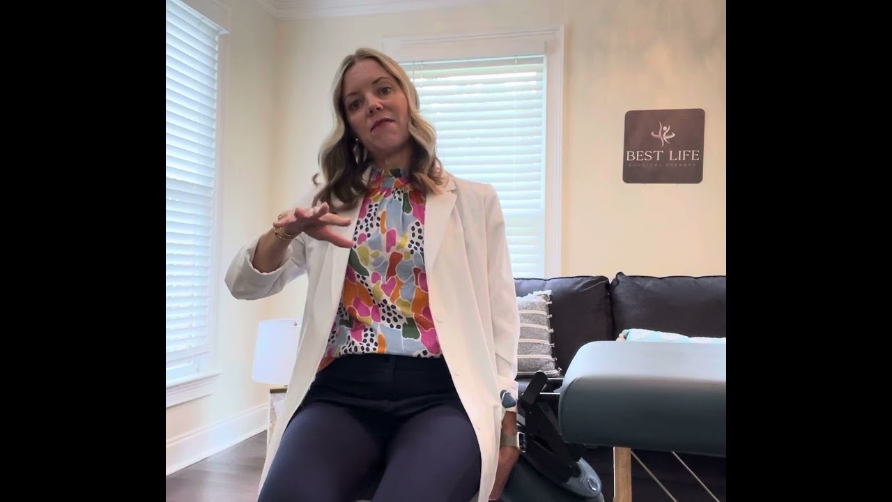 Upper trap stretching following trigger point dry needling