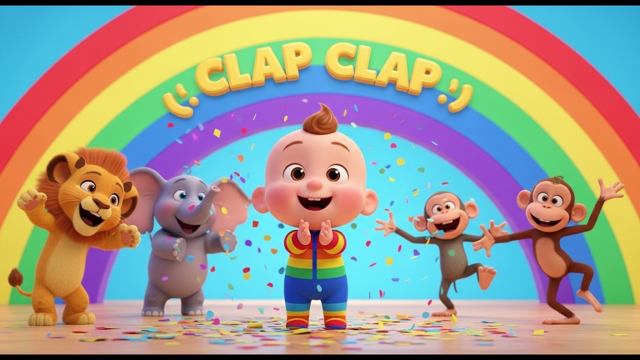 If You’re Happy and You Know It 😊🎶 Fun Action Song for Babies & Toddlers