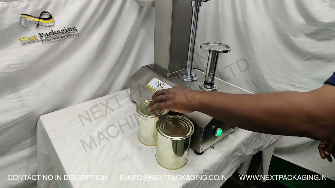 semi automatic can sealing machine | Tin can sealing machine | Can Seaming Machine For Tin Can