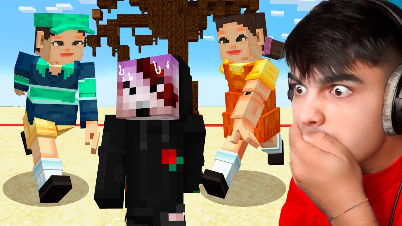 Sobreviví a los Juegos del Calamar 3 en Minecraft