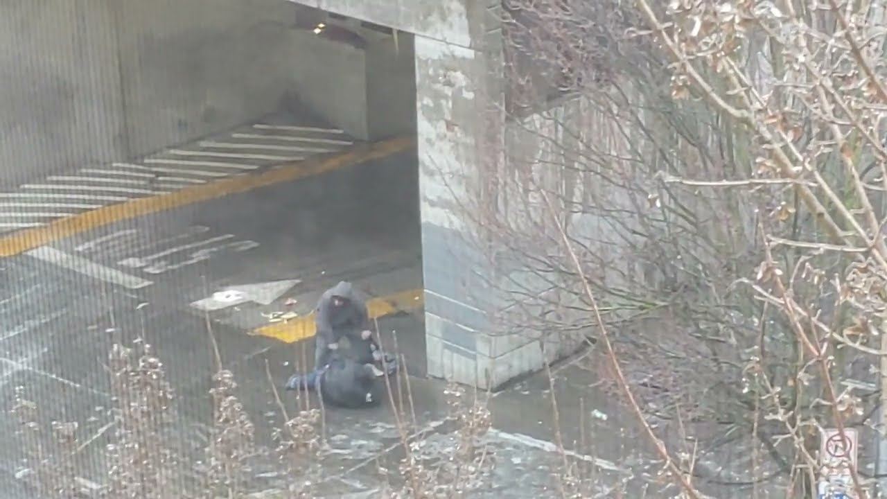 Seattle Ice Storm Slip N Slide Compilation