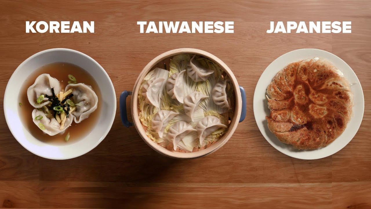 Japanese vs Korean vs Taiwanese Dumplings