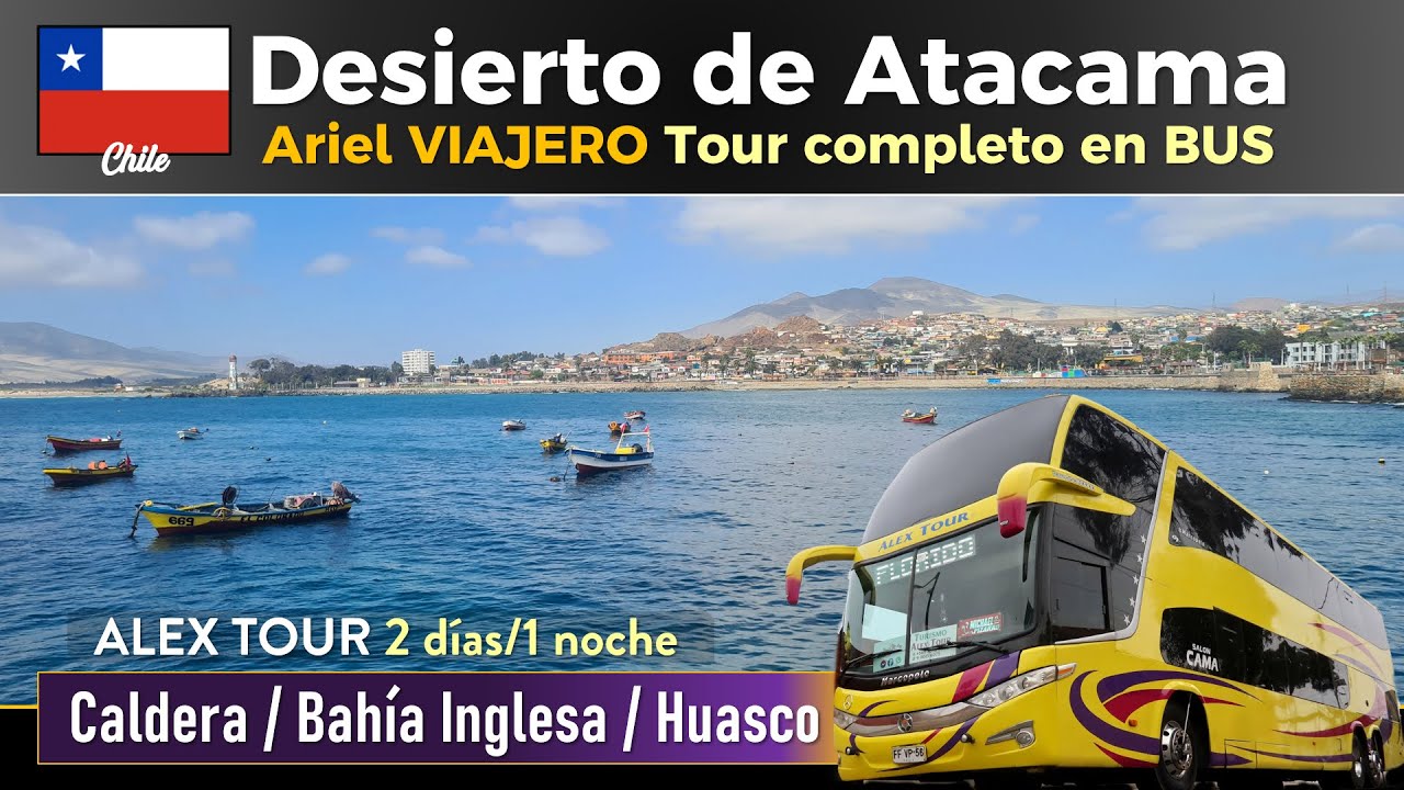 Поездка в ПУСТЫНЮ АТАКАМА ЧИЛИ на автобусе Alex Tour | ANDO EN BUS TURISMO