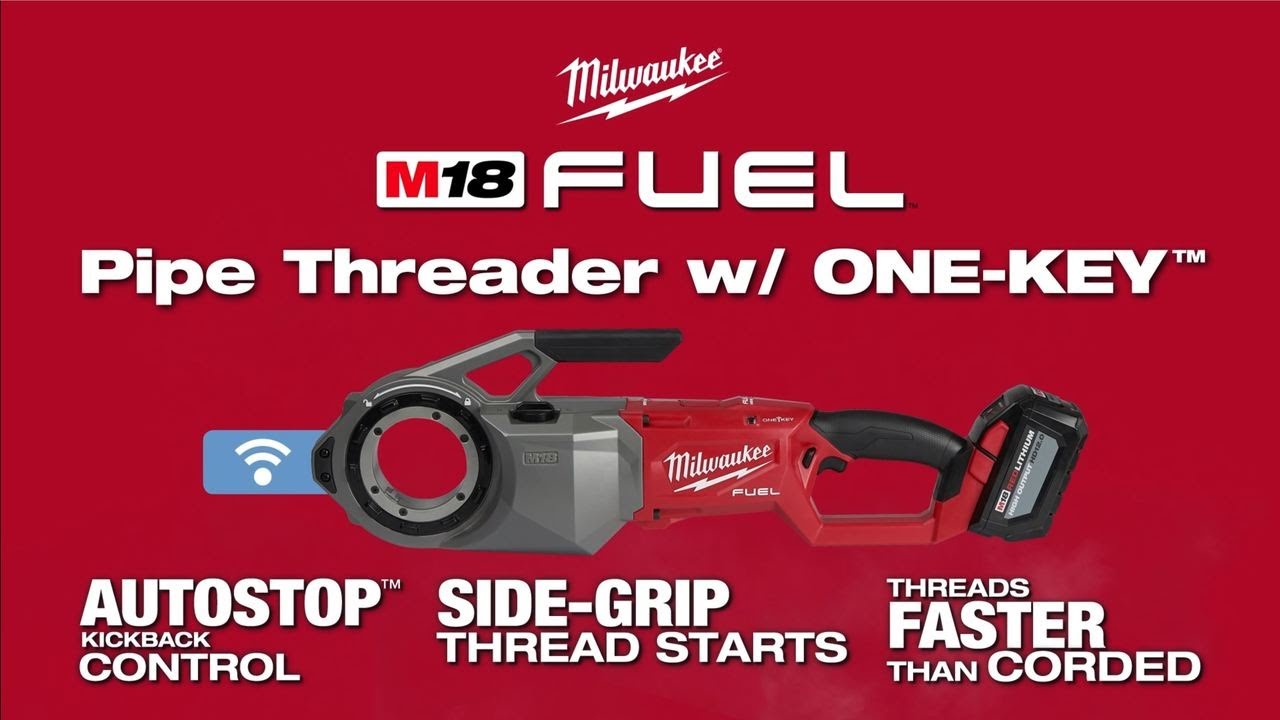 Milwaukee&reg; M18 FUEL&trade; Pipe Threader w/ ONE-KEY&trade;