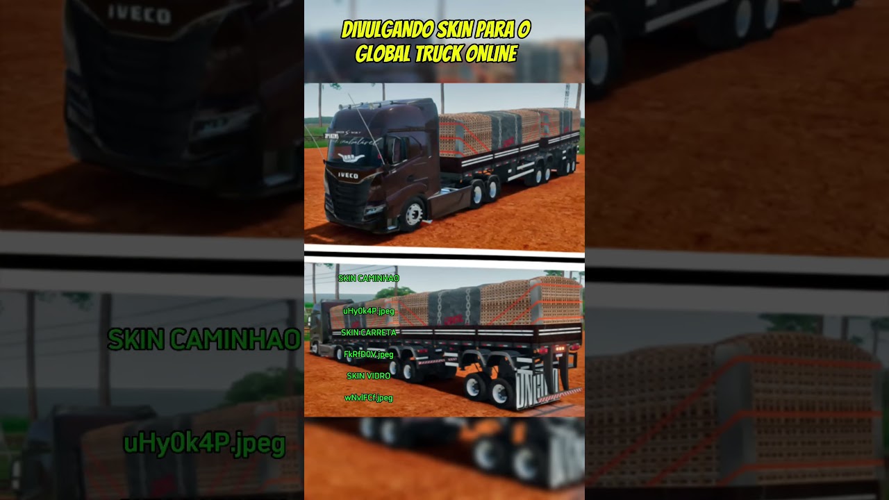 Global Truck Online:Jogo de Caminhão Realista!🚚Vídeo de Caminhão Incrível  