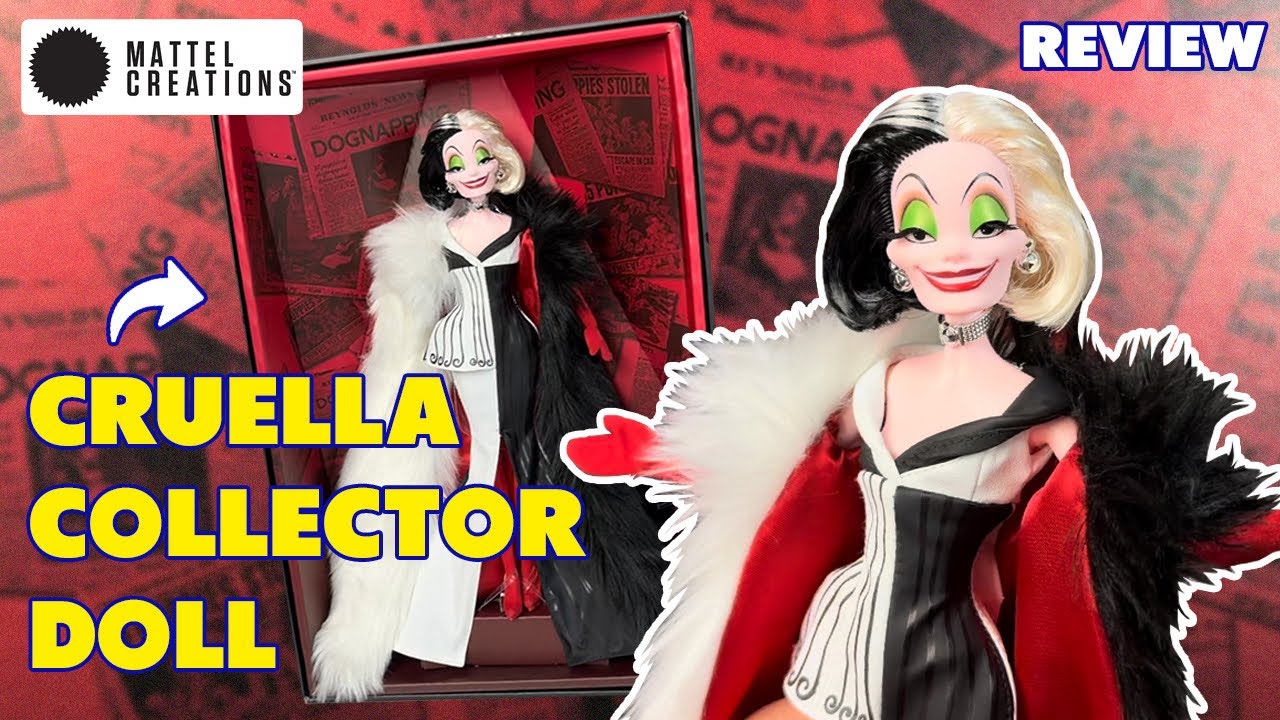 NEW CRUELLA “Darkness Descends” DOLL from Mattel Creations ! - Unboxing & Review