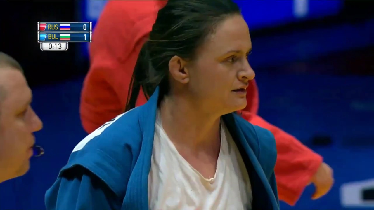 KUSANOVA Zhanara (RUS) vs ORYASHKOVA Mariya (BUL). Sambo World Cup Kharlampiev Memorial 2018