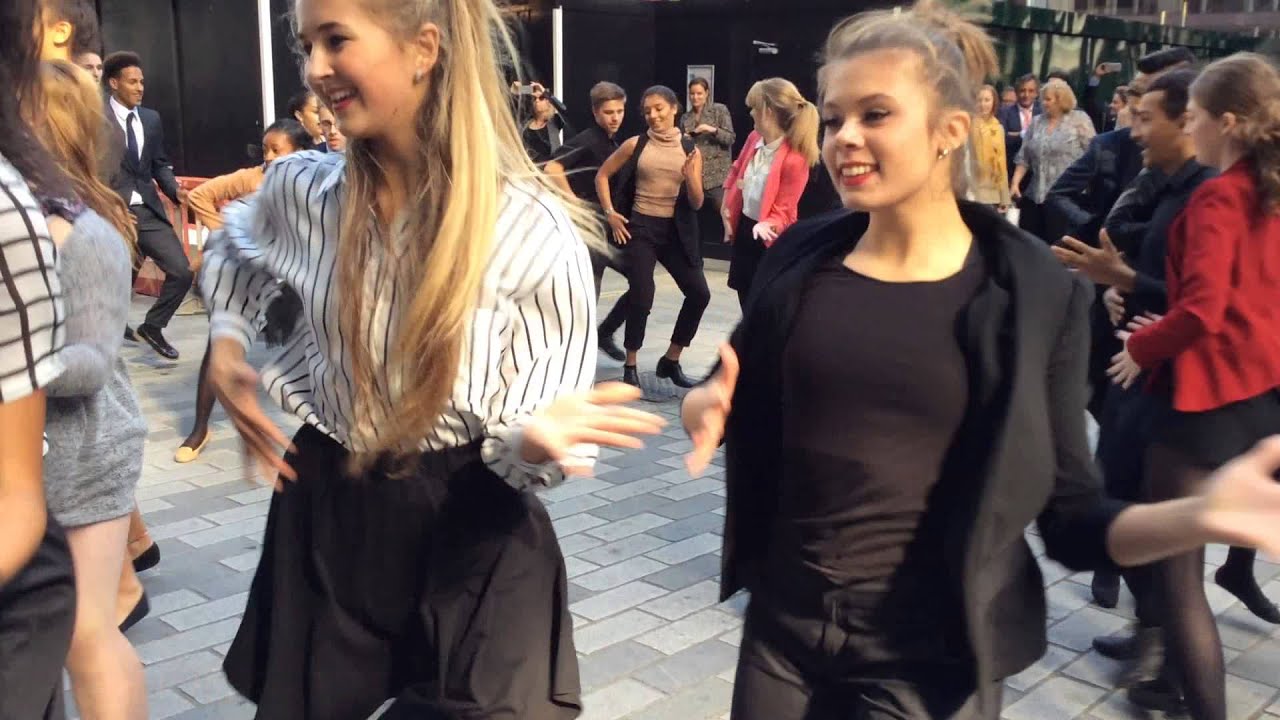 BRIT School Flash Mob at Lloyds Building EC3 - 29.9.15