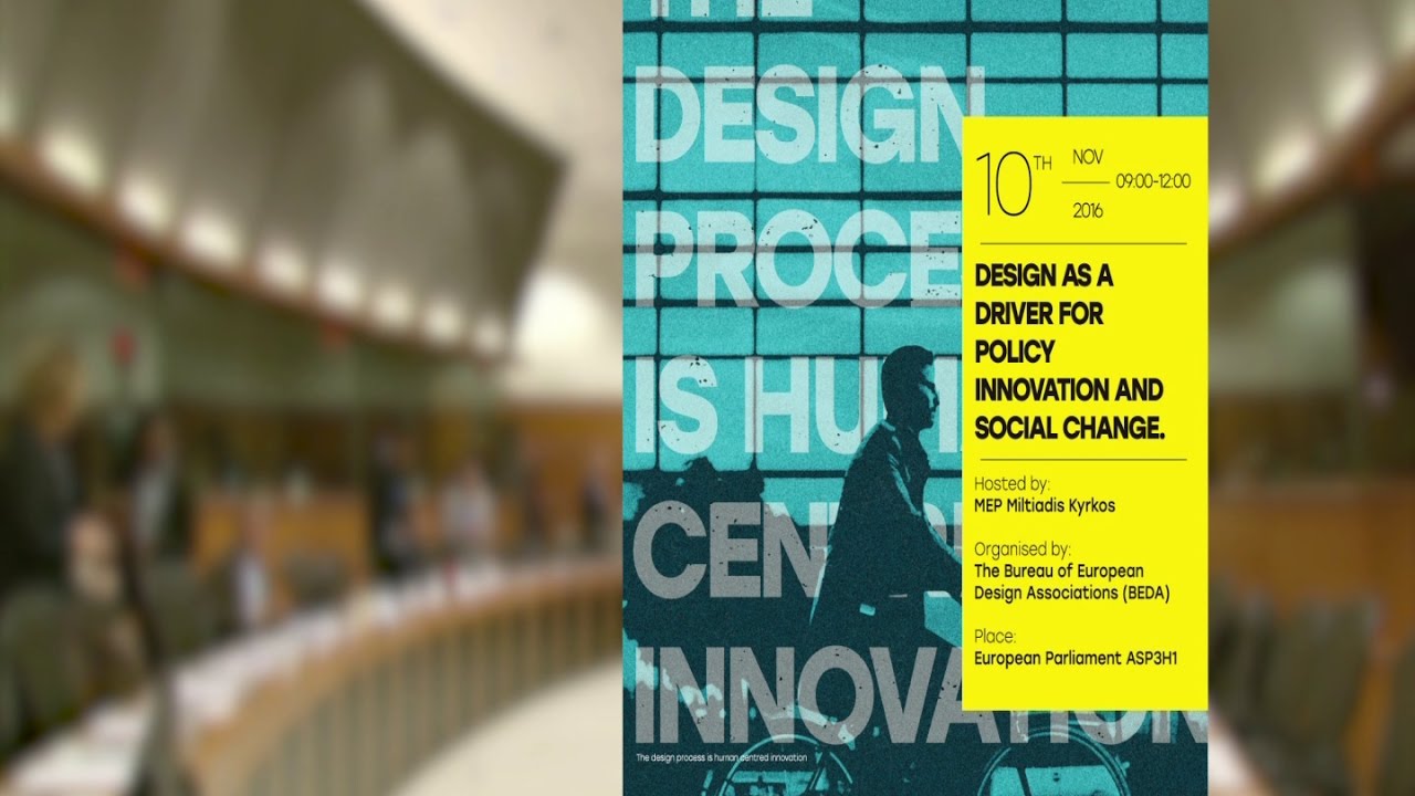 BEDA Insight Forum 2016 - Design as a Driver for Policy Innovation and Social Change